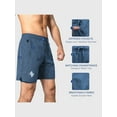 thumbnail image 3 of Zilpu Mens Quick Dry Athletic Performance Shorts w/Zipper Pocket (7 inch), 3 of 6