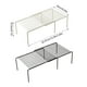 thumbnail image 2 of Injueey Estante de almacenamiento de metal apilable Gabinete Organizador Blanco, 2 of 6