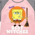thumbnail image 3 of SpongeBob SquarePants - Best Witches - Toddler And Youth Girls Raglan Graphic T-Shirt, 3 of 6