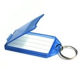 thumbnail image 7 of 50 Pack Tough Plastic Key Tags with Split Ring Label Window, Coded ID Tags or Luggage Tags, 5 Assorted Colors, 7 of 7
