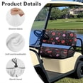 thumbnail image 6 of Aplkyhs Ladybug Golf Cart Seat Cover 2-Person Seats Club Car Seat Bottom and Backrest Cushion Club Car Seat Covers with Elastic Band Golf Cart Seat Towel Club Car Seat Covers, 6 of 7