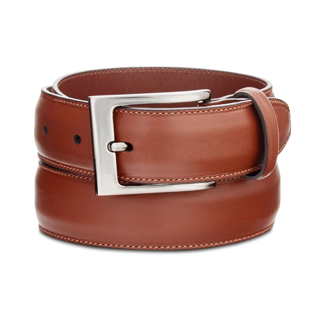 Perry Ellis Cinturón Timothy para hombre, Marrón, 46 Perry Ellis Medio