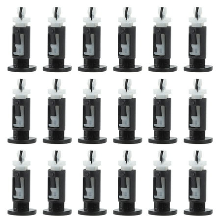 FRCOLOR 40PCS CPU Heatsink Fan Mounting Clip Fan Cooler Push Screw Fastener Accessory