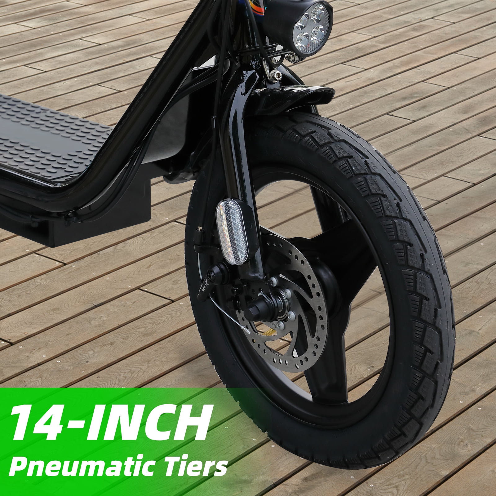 SANOPY Electric Scooter with Seat, 819W Peak 500Wh Battery 25 Miles Range 20Mph Top Speed, Foldable Electric Scooter for Adults with Basket, Black Gray