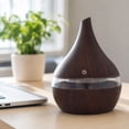 thumbnail image 6 of Wood Grain Mini USB Humidifier Portable Mist Maker, Quiet Mechanical Aroma Diffuser with Essential Oil Function for Home Office Car Desktop, Compact Travel Air Moisturizer for Dry Skin and Relaxation, 6 of 9