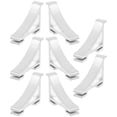 thumbnail image 4 of 8 clips para estantes de congelador, ganchos de soporte para refrigerador, abrazaderas para estantes de refrigerador (aluminio, tamaño 4), 4 of 8