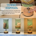 thumbnail image 3 of Touch-Control 3-Color Desk Lamp with Plug – Energy-Saving LED + 3 Simultaneous Charging Ports Bearsa, 3 of 8
