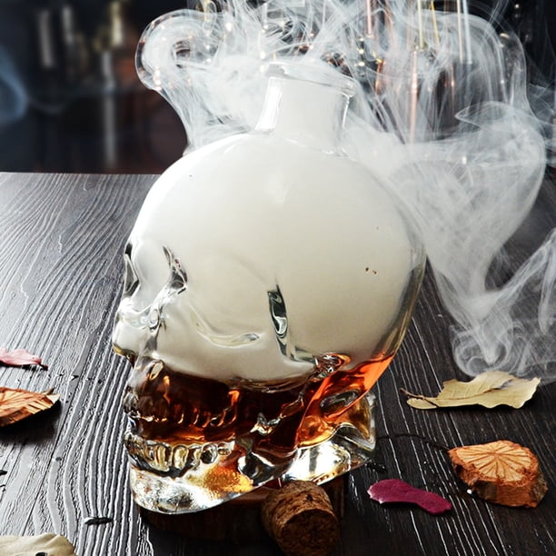 Vasos chupito calavera cristal