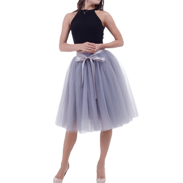 Txlixc Falda de mujer de mediana edad, mini - falda de baile Txlixc moda