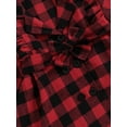 thumbnail image 6 of Wassery Toddler Girls Fall Dress Long Sleeve Lapel Button Plaid Print A-line Dress 6M 12M 18M 24M 2T 3T 4T Infant Baby Girls Clothes, 6 of 8
