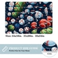 thumbnail image 2 of Baseball Polyester Non-Slip Machine Washable Bath Rugs Office Mat Floor Mats, 2 of 6