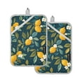 thumbnail image 7 of Yayeee Pot Holders Kitchen Heat Resistant with Pocket 7"x9.8" Cotton Oven Cooking Hot Pads, Blue Lemons, 7 of 7