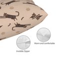 thumbnail image 3 of Pofeuu Leopard Print Print Polyester Microfiber Plush Pillowcases, Super Soft and Cozy Pillow Case Covers with Envelop Closure（Pillow core not included）-14"x20", 3 of 6