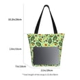 thumbnail image 4 of Ratiio Avocado With Seeds Print Shoulder Bag for Women, Polyester Crossbody Purse Lightweight Handbag for Daily Travel and Casual Use, 4 of 6