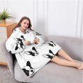 thumbnail image 5 of Oversized Wearable Blanket Hoodie,Cute Bulldog Sherpa Blanket Hoodie with Super Pockets,Super Warm Fuzzy Pullover for Women & Men, 5 of 6