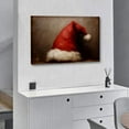 thumbnail image 4 of Vintage Santa Hat Picture Print Canvas Poster Wall Paint Art Posters Decor Modern Home Artworks Gift 24x36inch(60x90cm), 4 of 6