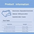 thumbnail image 4 of 5 Pairs/Bag, Disposable Women's Underwear, Soft And Comfortable, Suitable For Travel, Hotel, Hospital And Other Emergency Situations, 4 of 4