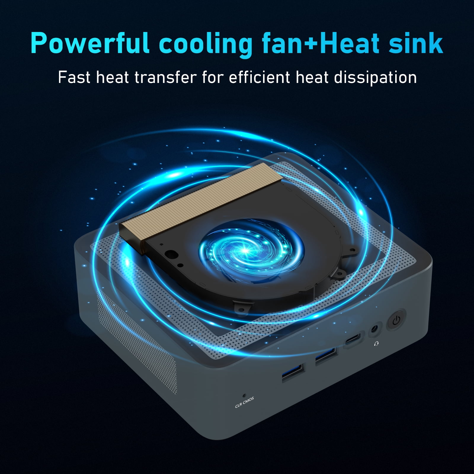 ミニPC Intel i5-1135G7 16GB-512GB Mini PC Core i5-1135G7 Mini Desktop Computer, 16GB DDR4 RAM