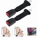 thumbnail image 1 of Juego de 2 extensores universales para cinturón de seguridad de coche, correa de extensión ajustable de 23 cm, color negro, 1 of 5