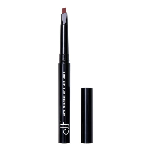 Delineador de labios e.l.f. Love Triangle 2 en 1, color ciruela