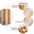 thumbnail image 6 of Shower Curtain Modern Minimalist Ombre Stripe Waterproof Shower Curtain Set with Hooks for Bathroom Showers,Stalls and Bathtubs,54x78InRustic Brown Orange Style, 6 of 9
