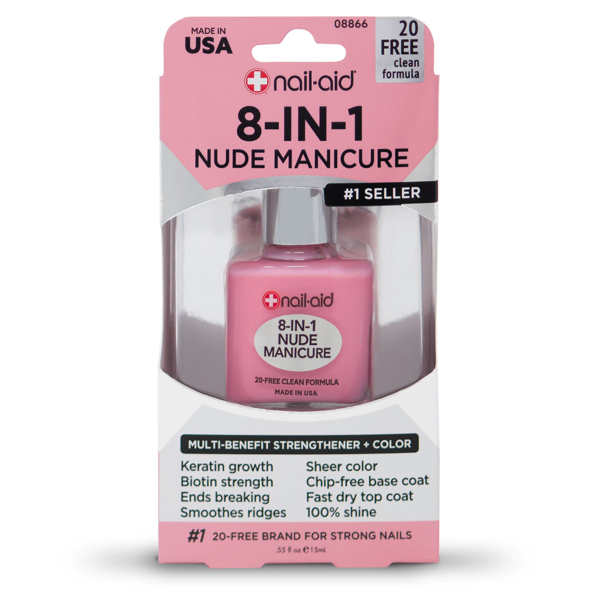 Nail-Aid 8-in-1 Nude Manicure, .55 fl oz