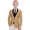 Khaki, variant on RTKFRFLM Kids Formal Dress Jacket Long Sleeve Solid Color Blazer for School Black 9-10 Years