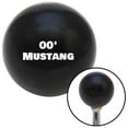 thumbnail image 1 of American Shifter  White 00 Mustang Black Shift Knob with M16 x 1.5 Insert Shifter Auto Manual Brody, 1 of 1