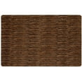 thumbnail image 2 of TOWN & COUNTRY BASICS Smooth Step Houndstooth Low Profile Utility Kitchen Mat, Machine Washable, with Non-Slip Backing, Brown/Beige, 24"x35", 2 of 5