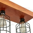 thumbnail image 3 of iMeshbean 4-Light Farmhouse Dimmable Semi-Flush Mount Ceiling Pool Table Lights, 3 of 9