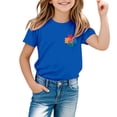 thumbnail image 3 of ibiyuan Toddlers Autism Awareness Shirt Girls Boys Autism Puzzle Piece Tshirt Kids Tee Tops Clothes,Blue, 3 of 7