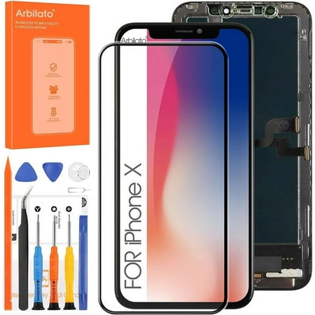 Screen for iPhone X Screen Replacement for iPhone A1865 LCD Screen A1901,A1902,A1903 3D Touch Display Digitizer Assembly Repair Parts?Black?