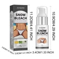 thumbnail image 3 of Cremas e hidratantes Crema Snow para zonas íntimas (axilas, cuello, rodillas, codos) Crema blanqueadora para rostro y cuerpo (30 g), 3 of 9