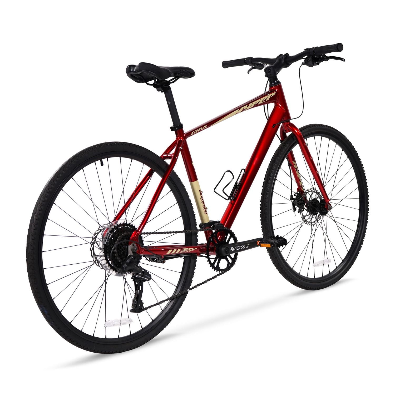 Hyper Bicycles 700c Flatbar Gloss Bike, Red Cream