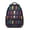 Bigfoot and Human, variant on Bigfoot and Human Black Pattern Backpack for School, Cute School Bag with Adjustable Shoulder Straps and Padded Back, 15.3"x11"x6.7"