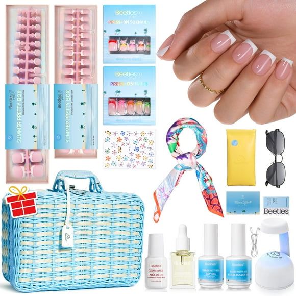 Kit de uñas Beetles X Press Plus on Nails Summer Pretty Box