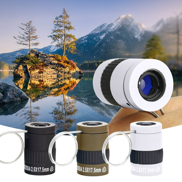 Viflosae jusqu'à 60 % de Rabais Cadeaux Jumelles Ultra Miniatures pour le Bout des Doigts Monoculaires Compactes Portatives Mini Jumelles à Main Poche Grand Grossissement Lunette, Camping Randonnée Voyage Lunettes Techniques Offres Hebdomadaires