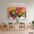 thumbnail image 3 of Cuadro Decorativo Canvas Bodegón Con Uvas 90x60 Canvas Revolution, 3 of 4
