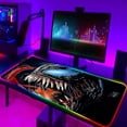 thumbnail image 1 of Desktop Gaming Pad - 12 Rgb Lighting Mode With Non Slip Base, Plug And Play For Computer Desk Mat, Rgb Mouse Pad (Black), 1 of 1