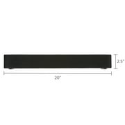 onn 20 Inch Bluetooth 2.1 Channel Soundbar with Multi-Color LED Lighting, Black