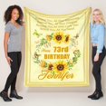 thumbnail image 2 of 50Th Birthday Gift, Birthday Blanket, 50Th Friendship Throws Blanket Gifts Birthday, Birthday Blanket for Women Daughter Grandma, Ladies Gifts for Birthday, Happy Birthday Friend Gift A3, 2 of 5