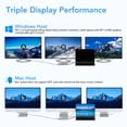 thumbnail image 4 of Estación de acoplamiento USB C para portátil con doble monitor 14 en 1 FALWEDI, 4 of 7