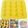 thumbnail image 3 of Chocolate Silicone Molds, 4 Pack 16 Cavity Non-stick Food Grade Silicone Molds for Ice Cubes, Jelly, Gummy Candy, Hard Candy, 3 of 5