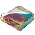 thumbnail image 2 of Cauagu Island Beach Guinea Pig Pattern Flannel Bed Blankets,Fleece Blanket Comfortable Air Conditioning Blanket for Sofa Bed Travel Couch & Living Room -40"x30", 2 of 8