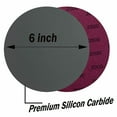 6inch Hook Loop Sanding Discs Wet Dry Sandpaper 600 800 1000 1500 2000 3000 Grit
