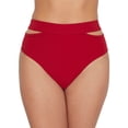 thumbnail image 1 of Miss Mandalay Womens Icon Split High-Waist Bikini Bottom Style-IC10RUSS, 1 of 2