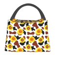 thumbnail image 1 of Fotbe Sunflower Cow Bolsa Térmica Portátil con Estampado, Bolsa de Entrega de Alimentos Aislada, Bolsa Reutilizable de Gran Capacidad para Comidas y Supermercado, 1 of 6