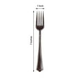 thumbnail image 3 of Efavormart Set of 25 - 7" Clear Chambury Heavy Duty Plastic Forks, Plastic Utensils for Wedding, Birthday, Upscale Occasions, Special Events, Hotels, Restaurants, Family Gatherings, BBQs, 3 of 7