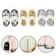 thumbnail image 4 of 1 par de zapatillas de fregona limpieza de pisos perezosos fregonas pies calcetines zapatos pulido rápido Reino Unido, 4 of 5