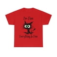 thumbnail image 2 of I'm Fine, Every Thing is Fine Unisex Heavy Cotton Tee, 2 of 9